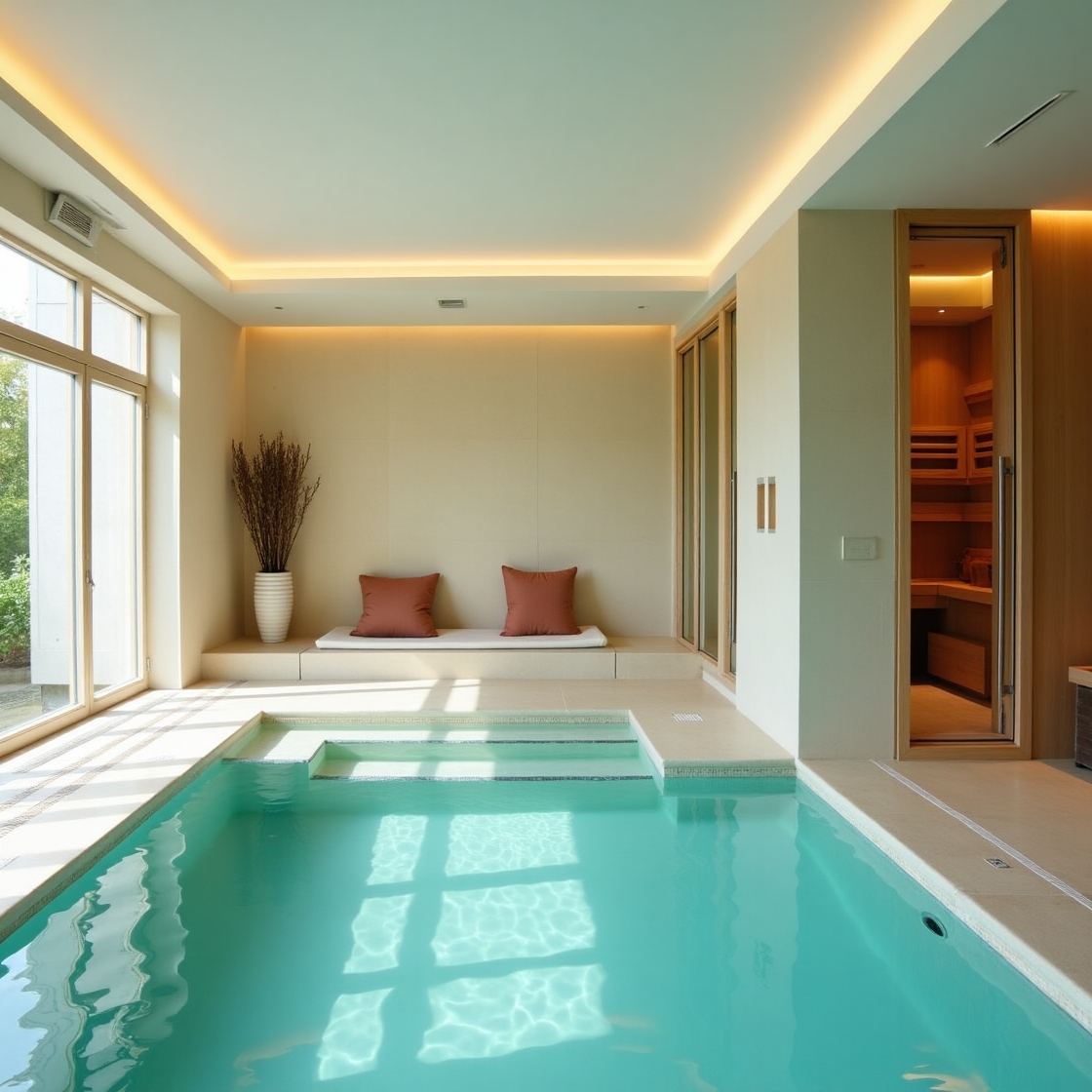 Opvarmet indendørs pool